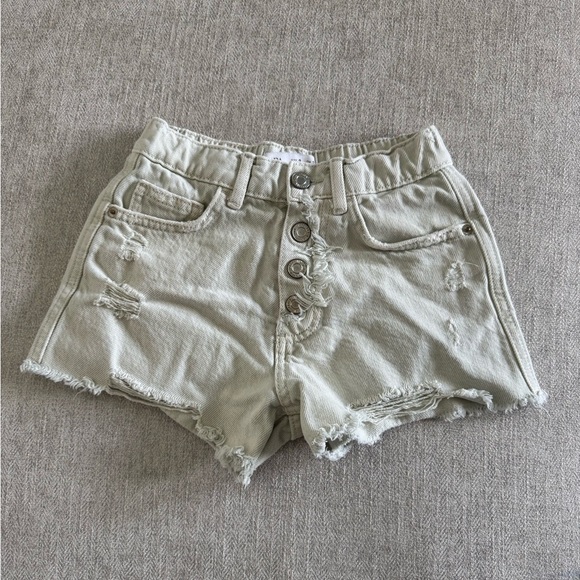 Zara Other - Zara Kids Distressed Denim Shorts 9y